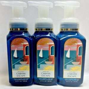 3 Cabana Escape Bath & Body Works Gentle Foaming Hand Soap 8.75 fl oz